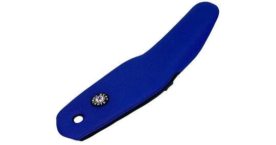 Seat Concepts Komfort Foam &amp; Cover Kit Yamaha YZ125 / YZ250, Cobalt Blue Wire, Seiten Black Sandpaper