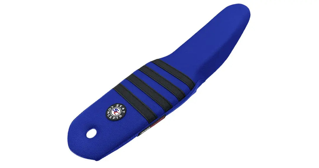 Seat Concepts Element Foam &amp; Cover Kit Yamaha YZ125 / YZ250, Cobalt Blue Wire / Cobalt Blue Wire / Black Wire