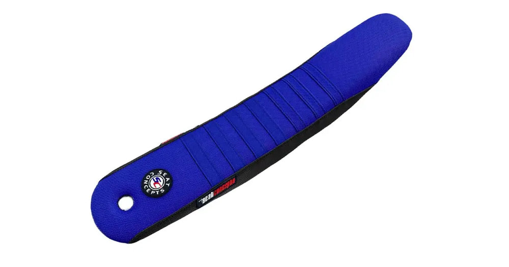Seat Concepts Race 2.0 Foam & Cover Kit Yamaha YZ125 / YZ250, Black Wire / Cobalt Blue Wire / Cobalt Blue Wire