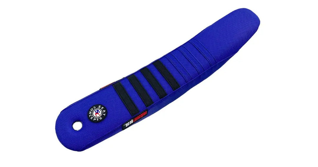 Seat Concepts Race 2.0 Foam &amp; Cover Kit Yamaha YZ125 / YZ250, Cobalt Blue Wire / Cobalt Blue Wire / Black Wire