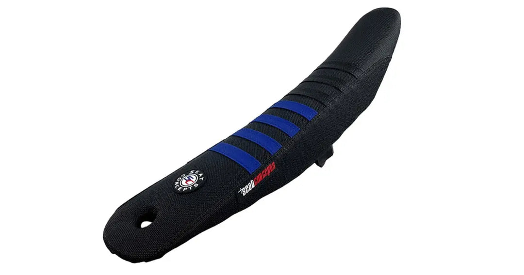 Seat Concepts Race 2.0 Sitzbezug Yamaha YZ125 / YZ250, Black Wire / Black Wire / Cobalt Blue Wire