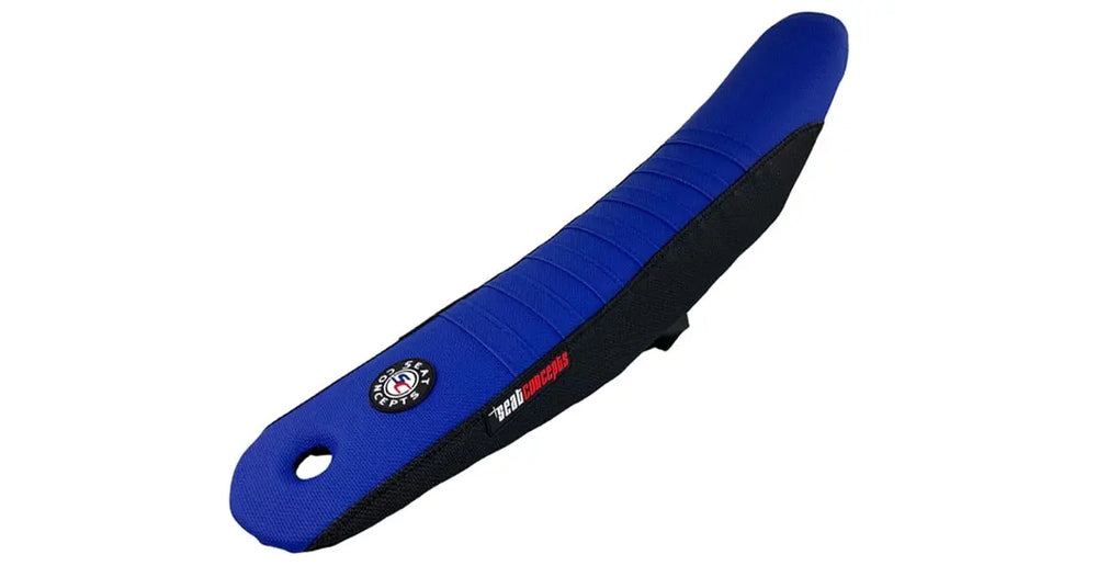 Seat Concepts Race 2.0 Foam & Cover Kit Yamaha YZ125 / YZ250, Black Wire / Cobalt Blue Wire / Cobalt Blue Wire