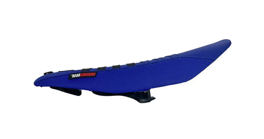 Seat Concepts Race 2.0 Foam &amp; Cover Kit Yamaha YZ125 / YZ250, Cobalt Blue Wire / Cobalt Blue Wire / Black Wire