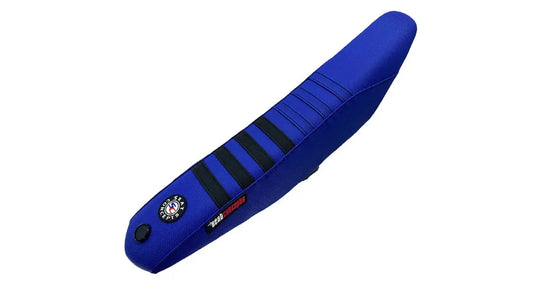 Seat Concepts Race 2.0 Foam &amp; Cover Kit Yamaha YZ125 / YZ250, Cobalt Blue Wire / Cobalt Blue Wire / Black Wire