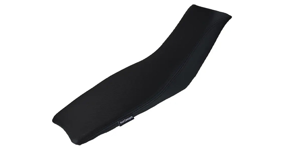 Seat Concepts Komfort-Sitzbank Yamaha YZ250F / YZ450F / WR250F / WR450F, Black Sandpaper, Seiten Black Carbon Fiber