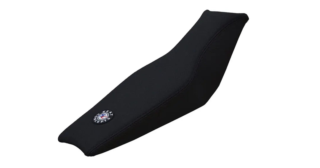 Seat Concepts Komfort-Sitzbank Yamaha YZ250F / YZ450F / WR250F / WR450F, Black Sandpaper, Seiten Black Carbon Fiber