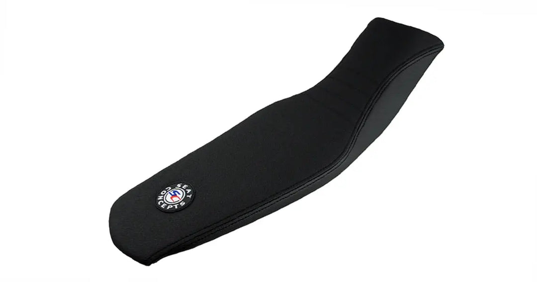 Seat Concepts Komfort-Sitzbank Yamaha YZ250F / YZ450F / WR250F / WR450F, Black Sandpaper, Seiten Black Carbon Fiber