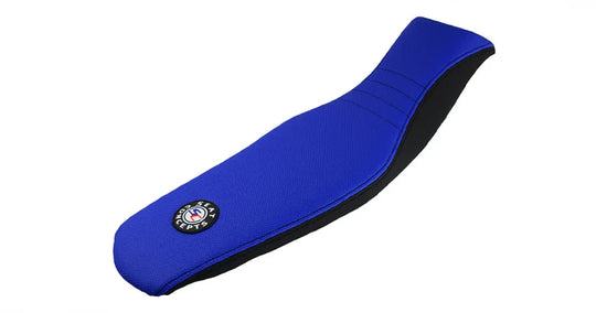 Seat Concepts Komfort-Sitzbank Yamaha YZ250F / YZ450F / WR250F / WR450F, Cobalt Blue Wire, Seiten Black Sandpaper