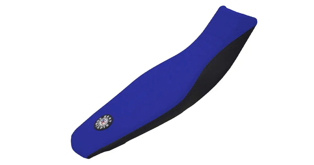 Seat Concepts Komfort-Sitzbank Yamaha YZ250F / YZ450F / WR250F / WR450F, Cobalt Blue Wire, Seiten Black Sandpaper (Abbildung zeigt Standardhöhe)