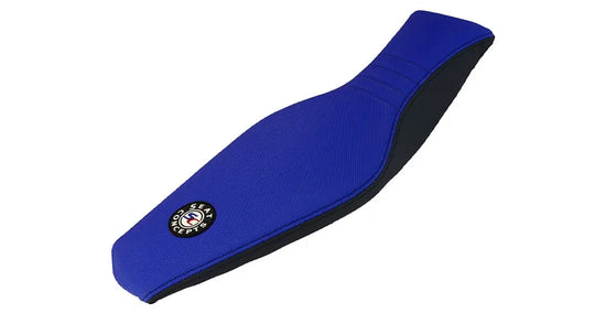 Seat Concepts Komfort-Sitzbank XL Yamaha YZ250F / YZ450F / WR250F / WR450F, Cobalt Blue Wire, Seiten Black Sandpaper