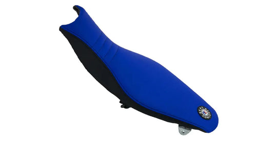 Seat Concepts Komfort-Sitzbank XL Yamaha YZ250F / YZ450F / WR250F / WR450F, Cobalt Blue Wire, Seiten Black Sandpaper