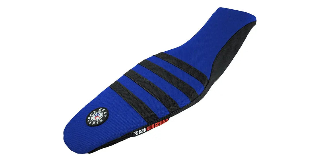 Seat Concepts Element Sitzbank XL Yamaha YZ250F / YZ450F / WR250F / WR450F, Black Wire / Cobalt Blue Wire / Black Wire
