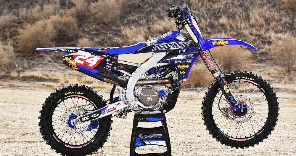 Seat Concepts Race 2.0 Sitzbank Yamaha YZ250F / YZ450F / WR250F / WR450F, Cobalt Blue Wire / Cobalt Blue Wire / Black Wire