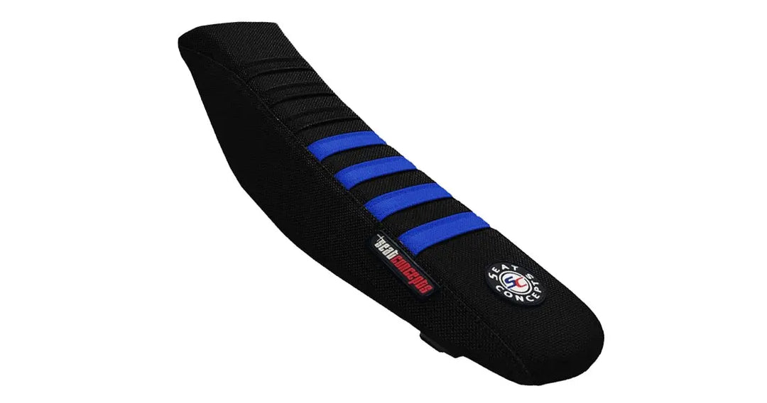 Seat Concepts Race 2.0 Sitzbank Yamaha YZ250F / YZ450F / WR250F / WR450F, Black Wire / Black Wire / Cobalt Blue Wire