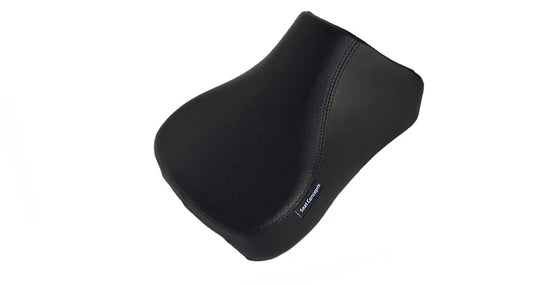 Seat Concepts Komfort Foam &amp; Cover Kit mit Soziusbezug Yamaha XT1200Z Super Tenere, Black Sandpaper, Seiten Black Carbon Fiber