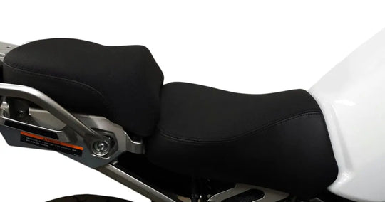 Seat Concepts Komfort Foam &amp; Cover Kit mit Soziusbezug Yamaha FJR1300, Black Diamante, Seiten Black Vinyl