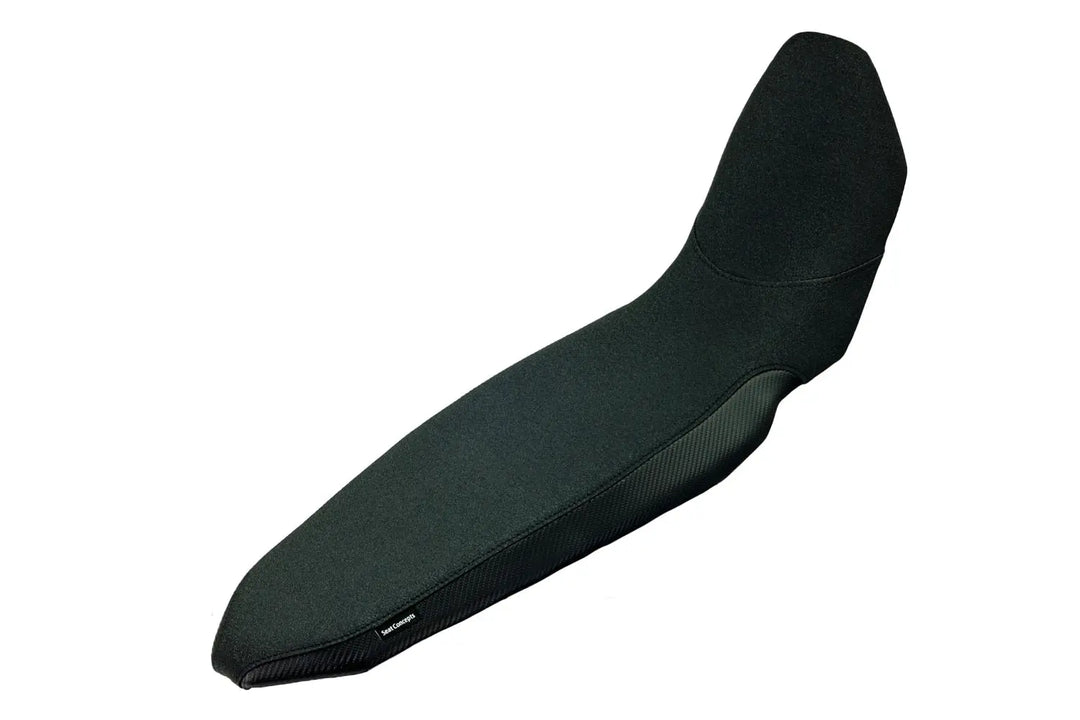 Seat Concepts Komfort-Sitzbank Yamaha Tenere 700, Black Sandpaper, Seiten Black Carbon Fiber