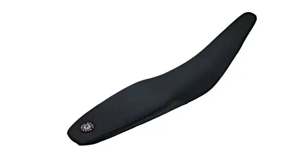 Seat Concepts Komfort Foam &amp; Cover Kit Stark Varg MX, Black Sandpaper, Seiten Black Carbon Fiber, Naht schwarz