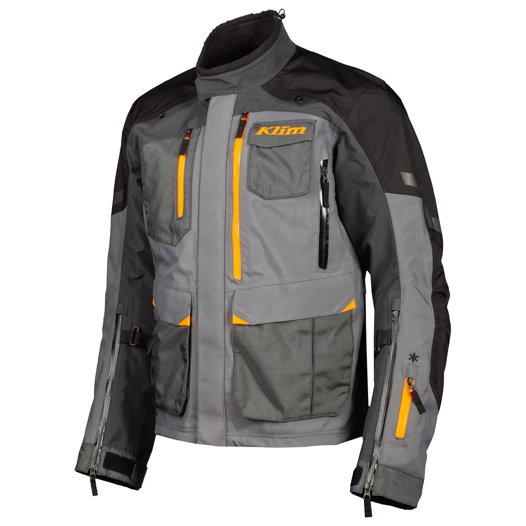 KLIM Carlsbad Jacke, Asphalt - Strike Orange KLIM
