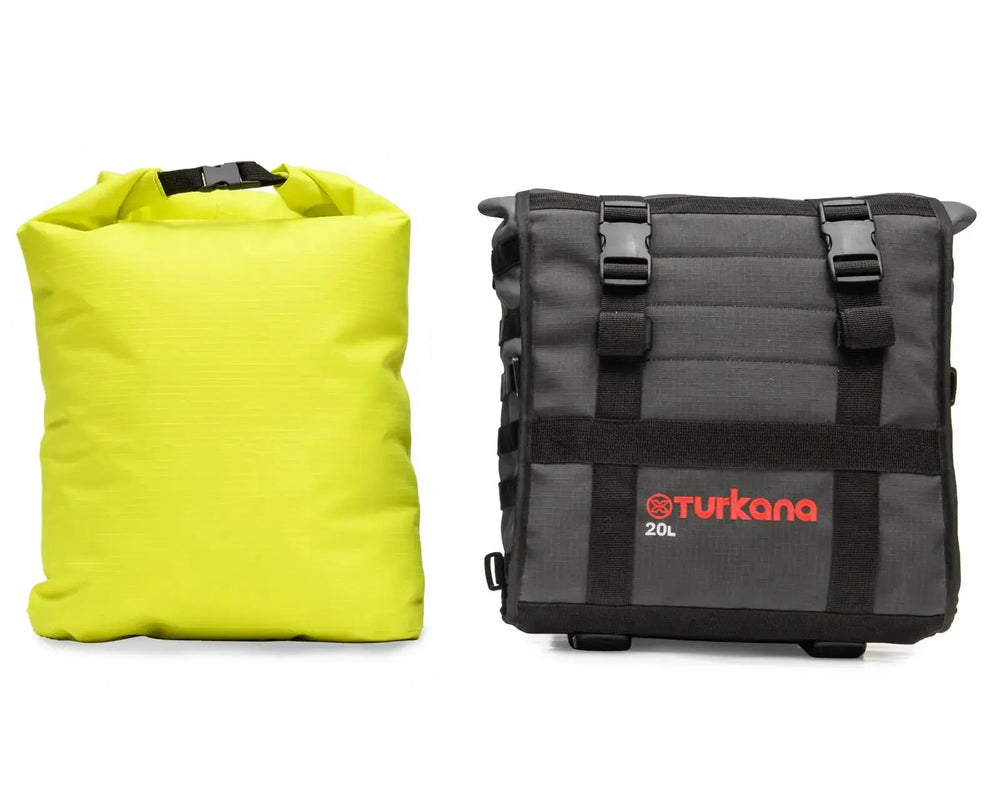 Turkana HippoHips 20L Hybrid Satteltaschen-Set, Grau  Turkana Gear