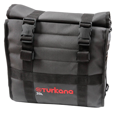 Turkana HippoHips 20L Hybrid Satteltaschen-Set, Grau 