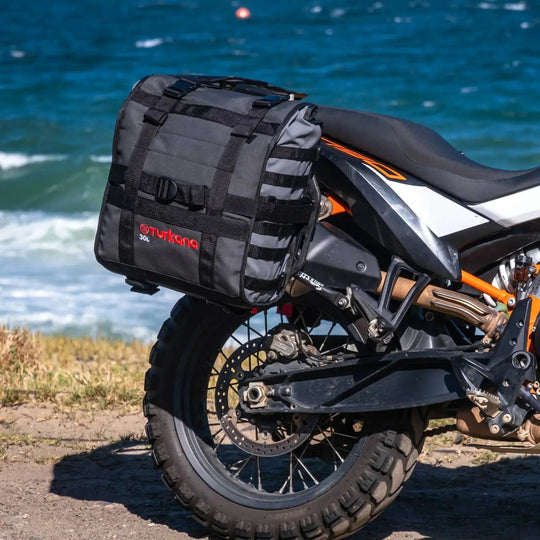 Turkana HippoHips 20L Hybrid Satteltaschen-Set, Grau  Turkana Gear