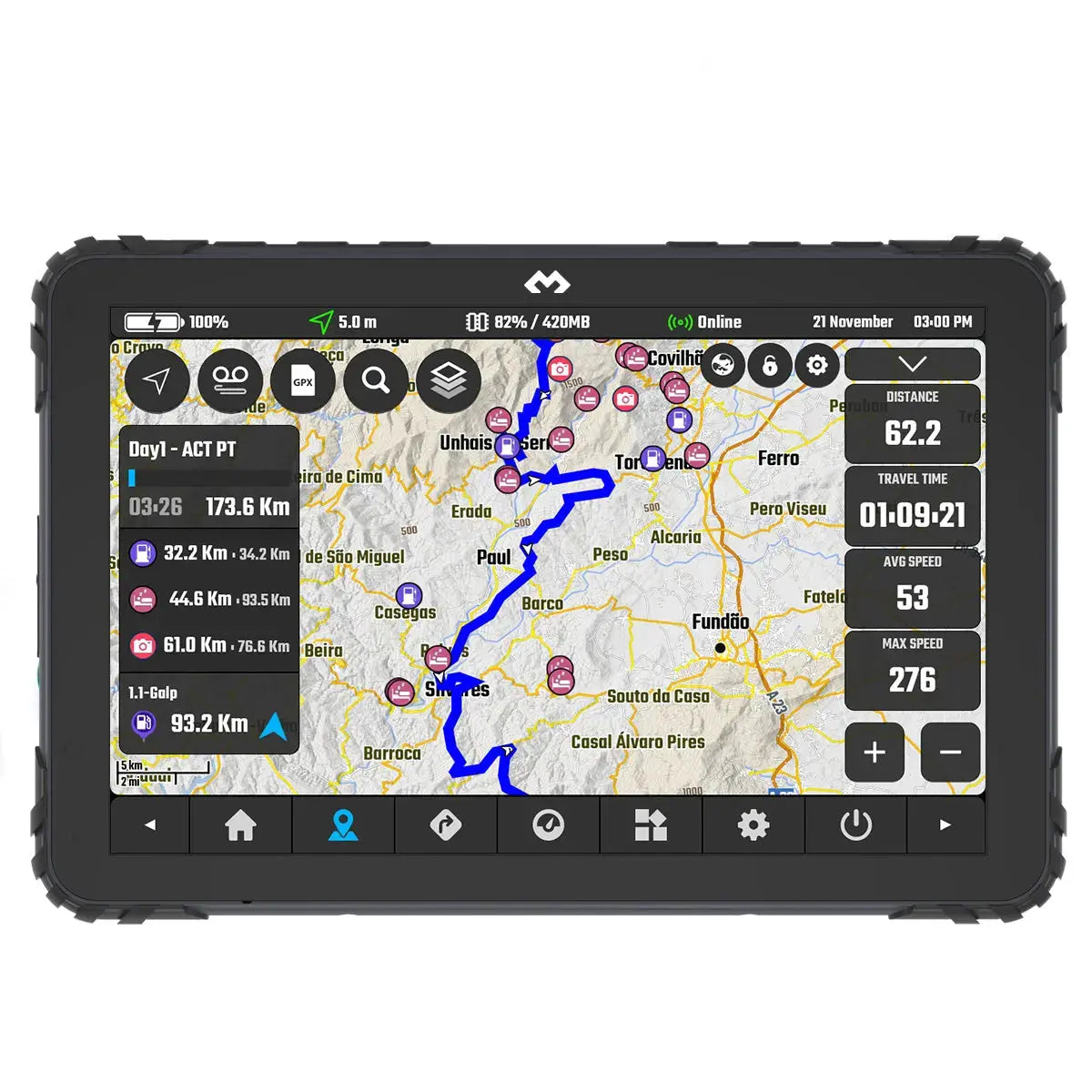 DMD T880X Navigation