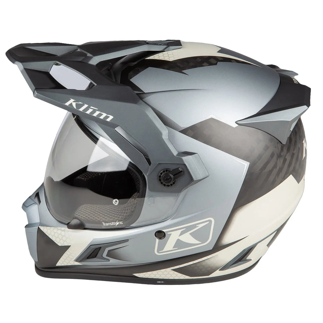 KLIM Krios Pro ECE Helm, Charger Grey KLIM