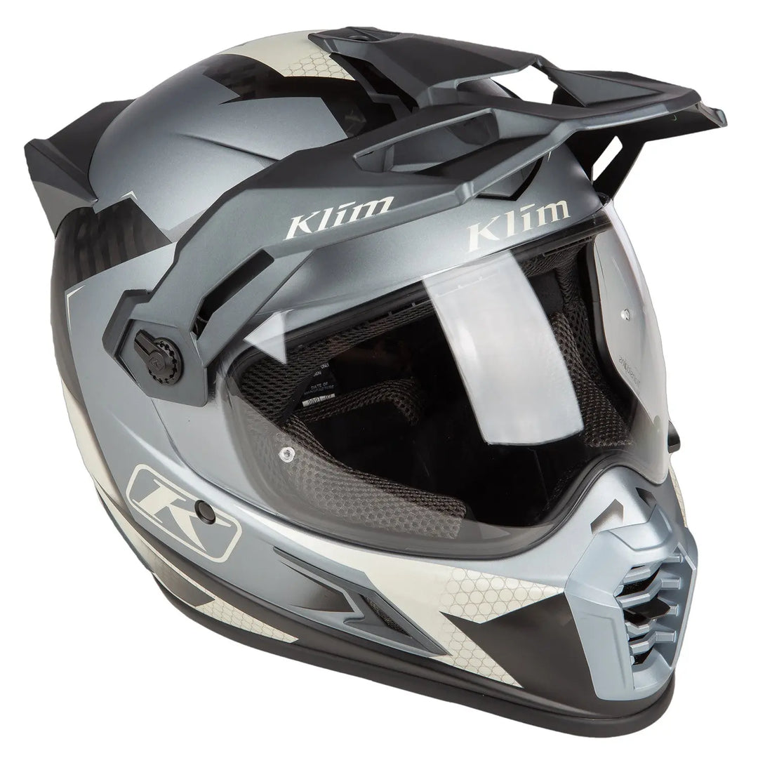 KLIM Krios Pro ECE Helm, Charger Grey KLIM