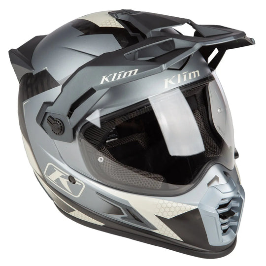 KLIM Krios Pro ECE Helm, Charger Grey KLIM