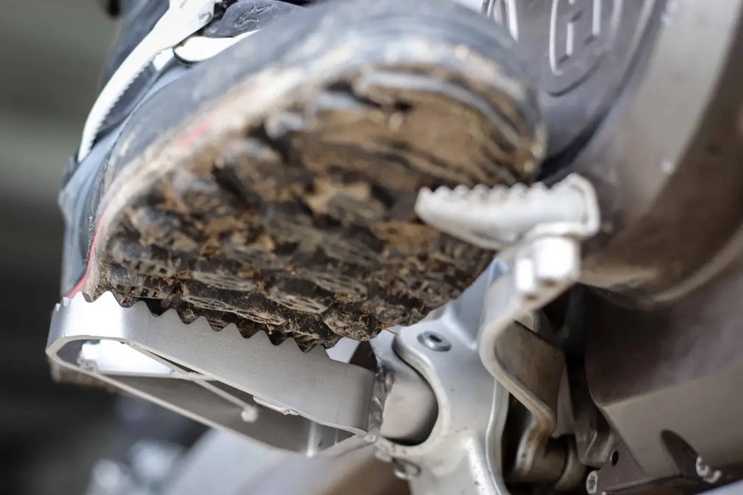 TERRAGRIP Rallye Edelstahl Fußrasten tiefergelegt - BMW