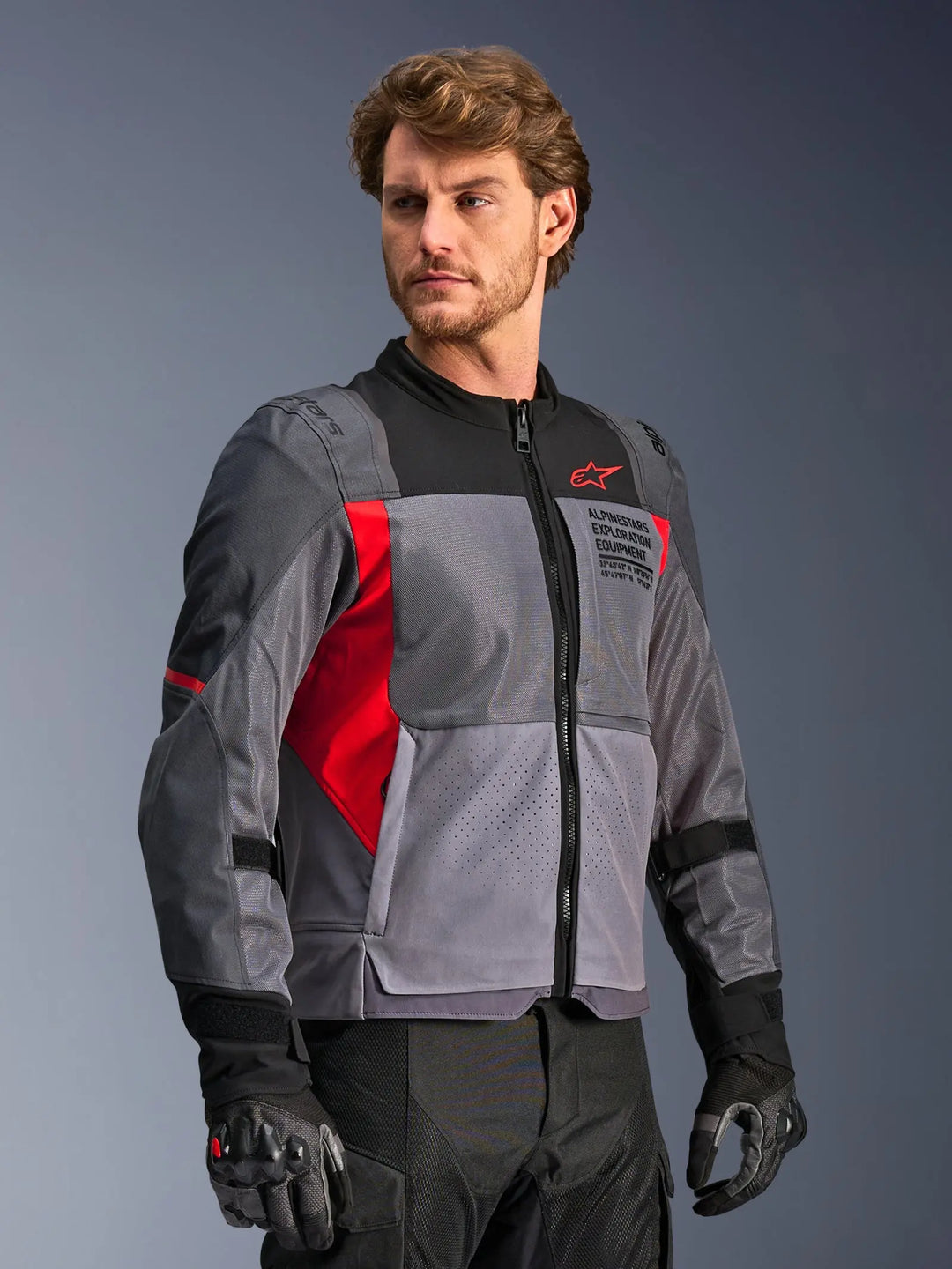 St-2 Air Deep Gray Dark Gray Bright Red