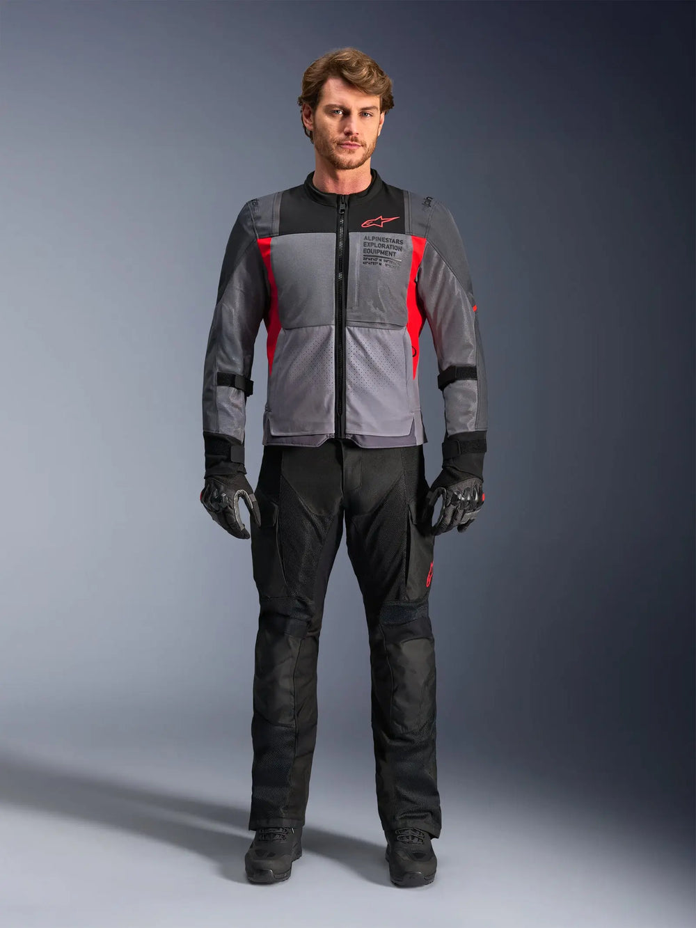 St-2 Air Deep Gray Dark Gray Bright Red