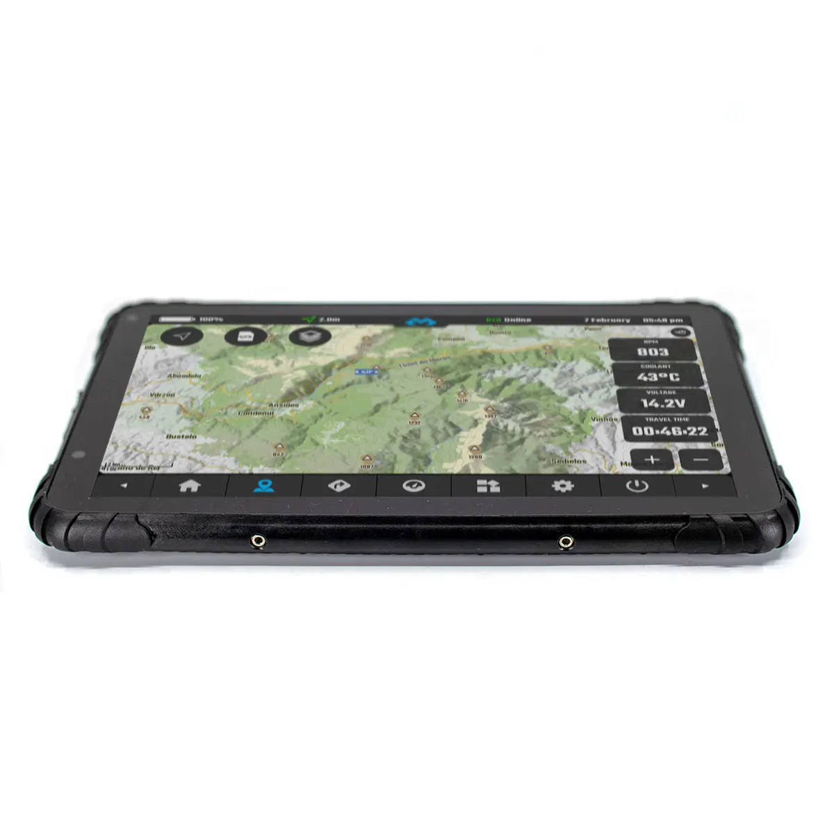 Offroad Navi DMD T-865 mit Ladehalterung und DMD2 App – THATS-RALLY