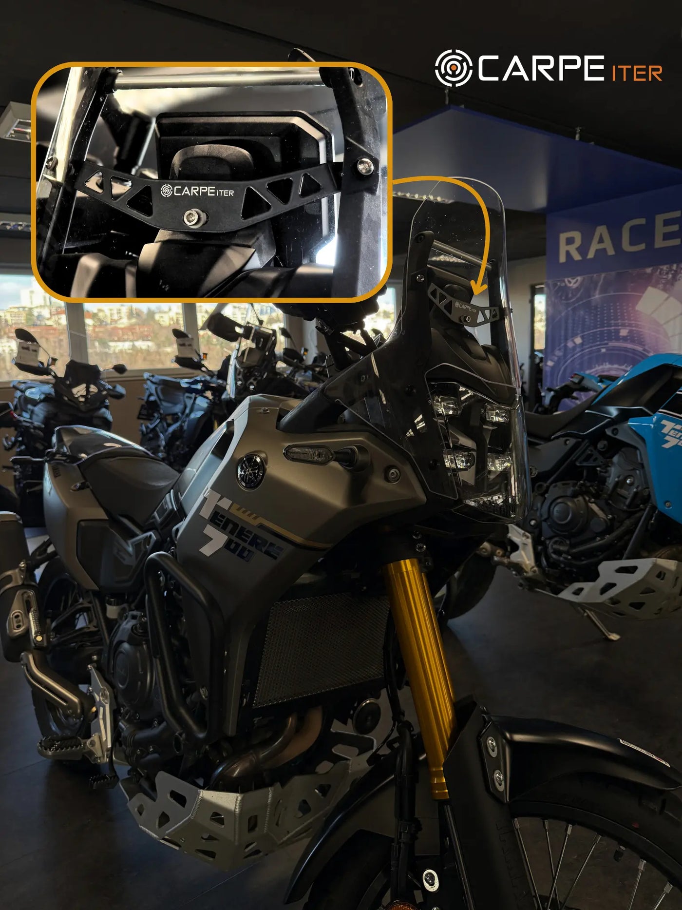 Yamaha Tenere 700, 2025 Cockpit-Stabilisator Carpe Iter