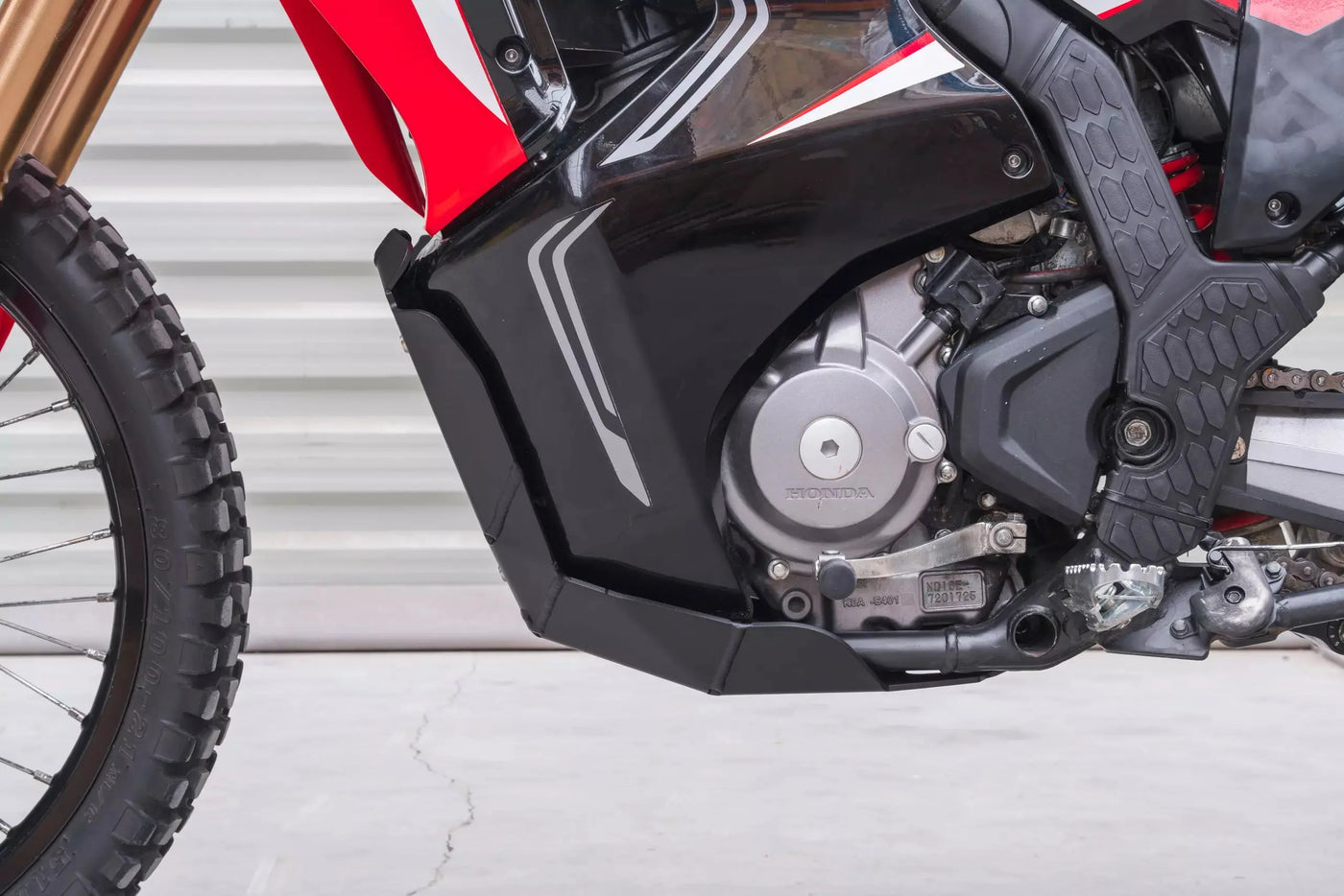 Unterfahrschutz für Honda CRF 300 Rally Seitenansicht