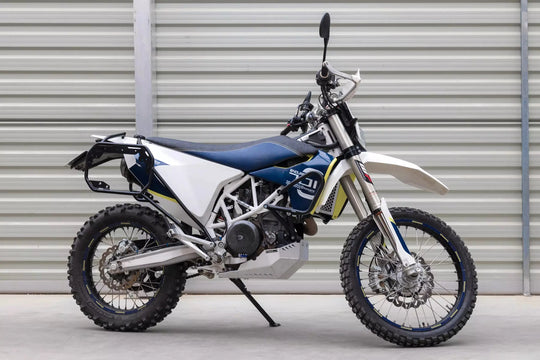 Yakk EXP Motorschutz – 4 mm Aluminium satiniert, für KTM 690 Enduro R, Husqvarna 701, GASGAS ES700 YAKK EXP