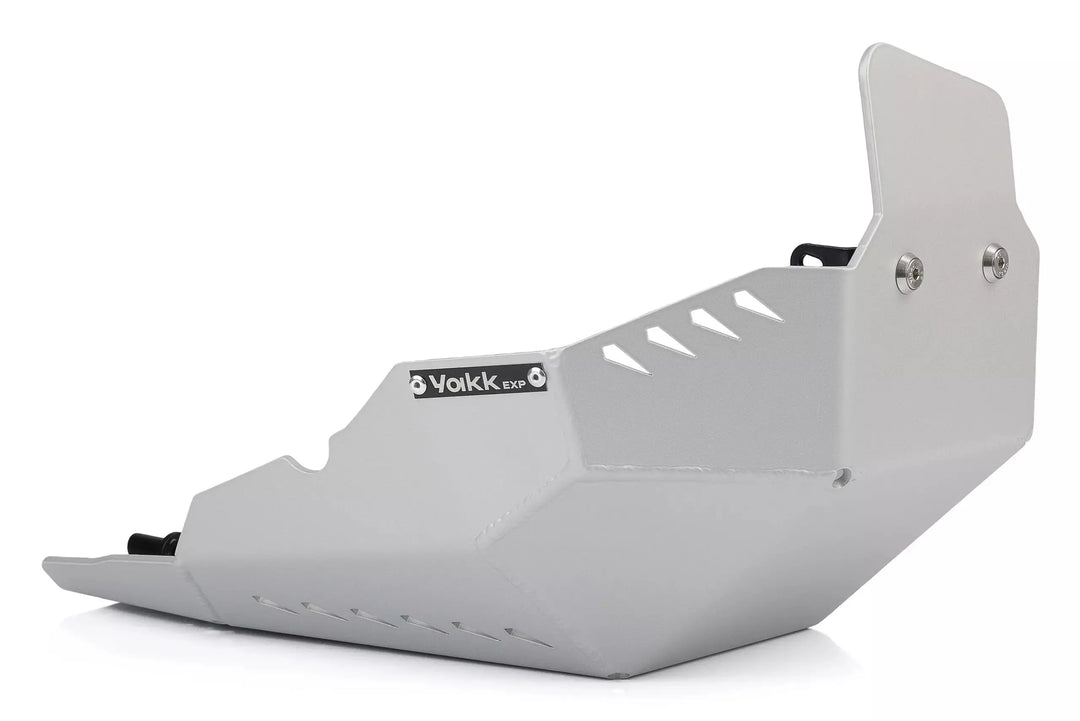 Yakk EXP Motorschutz – 4 mm Aluminium satiniert, für KTM 690 Enduro R, Husqvarna 701, GASGAS ES700 YAKK EXP