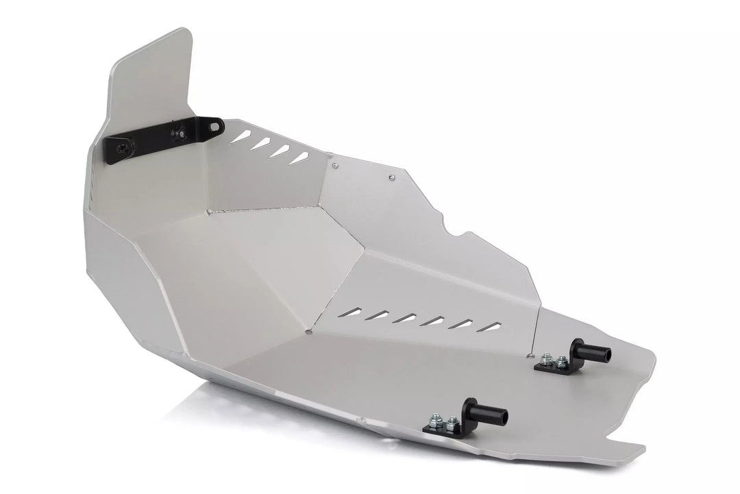Yakk EXP Motorschutz – 4 mm Aluminium satiniert, für KTM 690 Enduro R, Husqvarna 701, GASGAS ES700 YAKK EXP