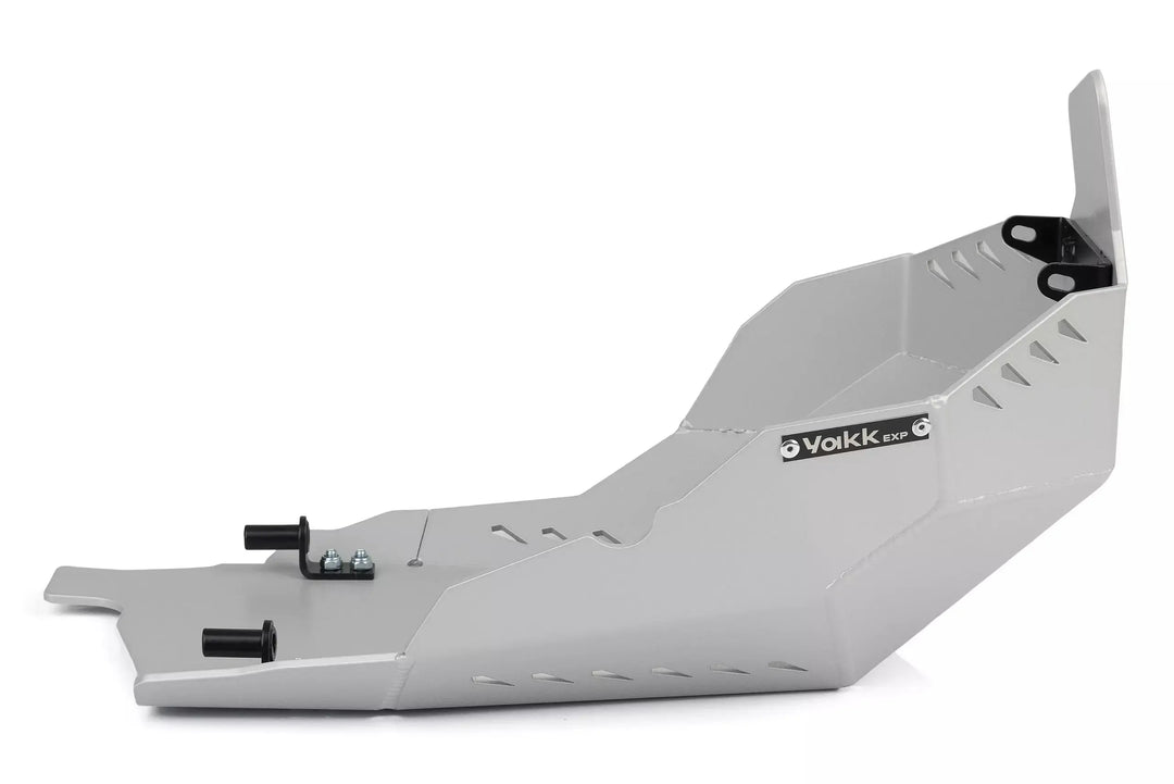 Yakk EXP Motorschutz – 4 mm Aluminium satiniert, für KTM 690 Enduro R, Husqvarna 701, GASGAS ES700 YAKK EXP