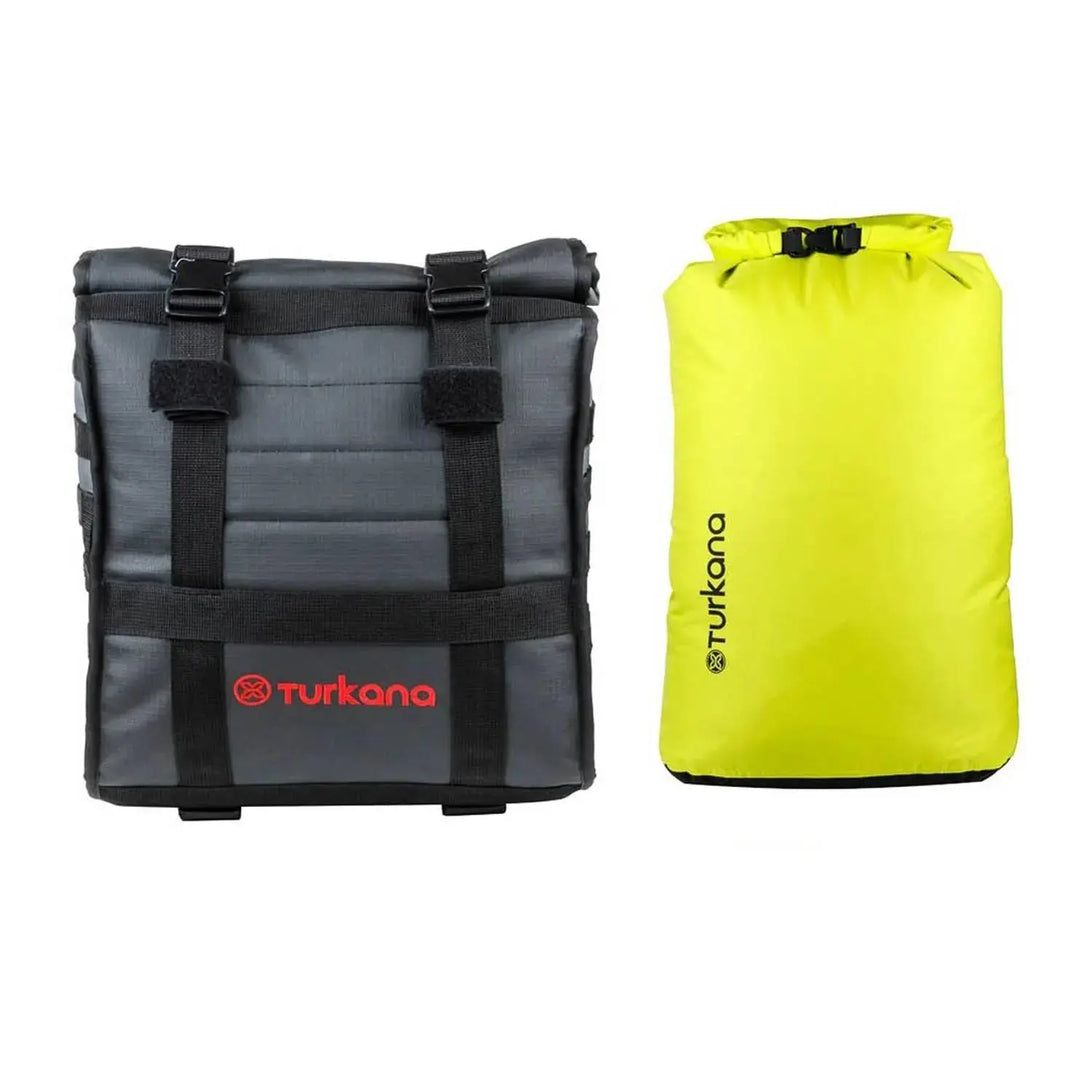 Turkana HippoHips 30L Hybrid Satteltaschen-Set, Grau Turkana Gear