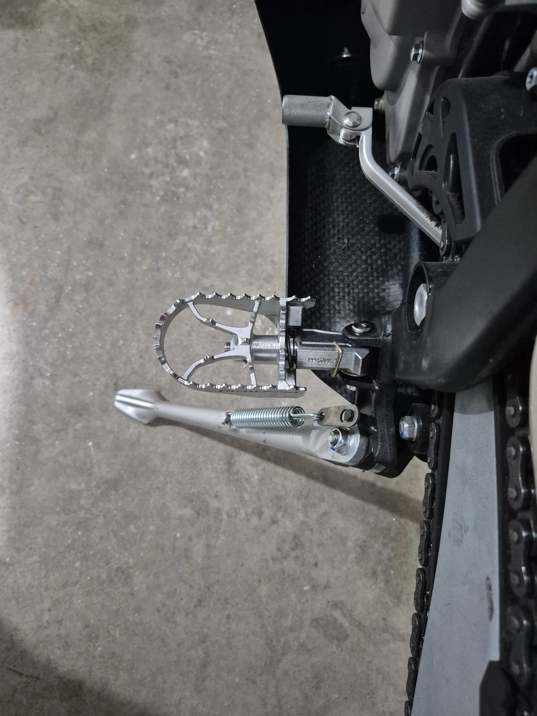Pivot Pegz Fußrasten MK4 für KOVE 450 Rally Pivot Pegz
