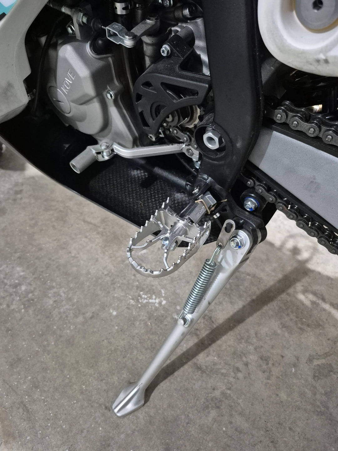 Pivot Pegz Fußrasten MK4 für KOVE 450 Rally Pivot Pegz