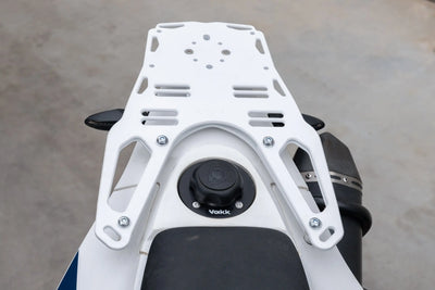 Yakk EXP Gepäckplatte weiß für Softgepäck für Husqvarna 701