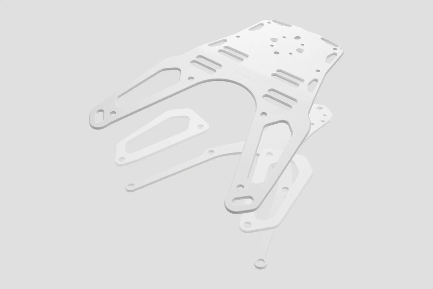 Yakk EXP Gepäckplatte weiß für Softgepäck für Husqvarna 701