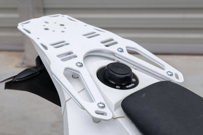 Yakk EXP Gepäckplatte weiß für Softgepäck für Husqvarna 701