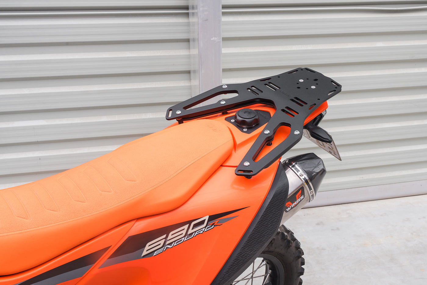 Yakk EXP Gepäckplatte schwarz für KTM 690
