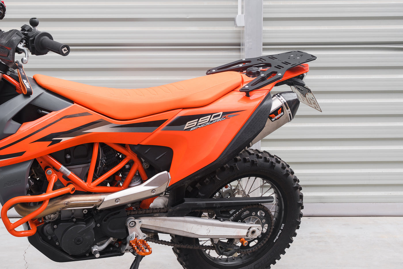Yakk EXP Gepäckplatte schwarz für KTM 690