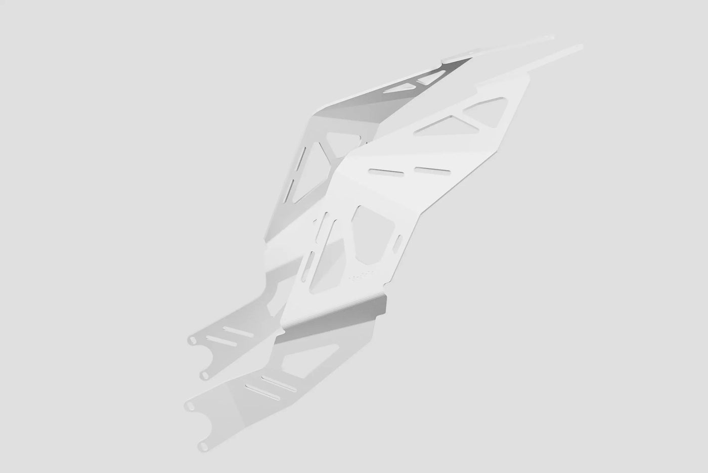 Yakk EXP Seitenträger weiß für Softgepäck für Husqvarna 701