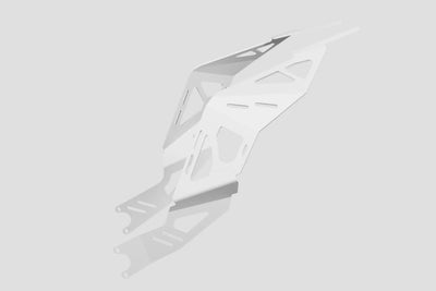 Yakk EXP Seitenträger weiß für Softgepäck für Husqvarna 701